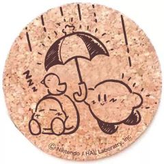 [중고] 코스터(캐릭터) A. 아메후리(커비와 와돌디) PUPUPU FRIENDS 코르크 코스터 [별의 커비]