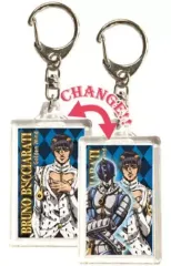【中古】キーホルダー・マスコット(キャラクター) ブローノ・ブチャラティ 3Dキーホルダーコレクション 「ジョジョの奇妙な冒険 第五部 黄金の風」