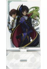 【中古】アクリルスタンド・アクリルパネル F.ルルーシュ・ランペルージ&枢木スザク&C.C. 「ガチャメイト コードギアス 反逆のルルーシュ トレーディングミニアクリルスタンド」