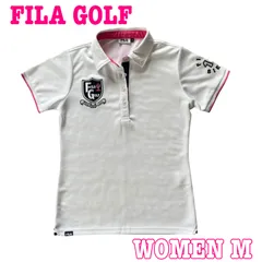 FILA GOLF フィラゴルフ 半袖 ロゴ刺繍 速乾性 ストレッチ ポロシャツ M