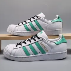 アディダス SUPERSTAR 白/ミント スニーカー 240