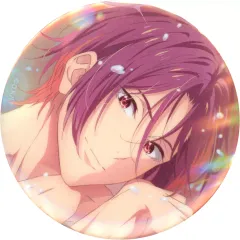 中古】バッジ・ピンズ 松岡凛 オーロラビッグ缶バッジ -Sparkle