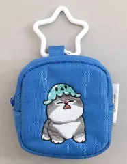 【中古】バッグ クラゲ カラビナつき刺繍スクエアミニポーチ 「mofusand」