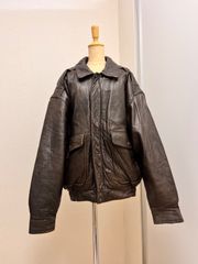 名品図鑑】ドイツ軍 レザーフライトジャケット ビンテージ 70s 短丈