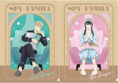 [중고] 클리어 파일 로이드 & 요르 A4 클리어 파일 세트 [SPY × FAMILY]