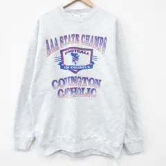 XL/古着 フルーツオブザルーム 長袖 スウェット メンズ90年代 90s アメフト クルーネック USA製 薄グレー 霜降り【spe】 26feb02