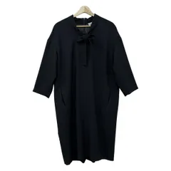 NEMIKA/NEMIKA by Leilian(ネミカ) ワンピース サイズ13+ S レディース美品  - 黒 ボウタイ/長袖/ロング