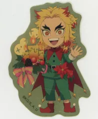 【中古】シール・ステッカー 煉獄杏寿郎(2022/クリスマス) 全みにきゃらイラストメタリックステッカー 「劇場版 鬼滅の刃 無限列車編 上映四周年記念 炎柱・煉獄杏寿郎カフェ×ufotable Cafe×マチ★アソビCAFE×ufotable DINING×