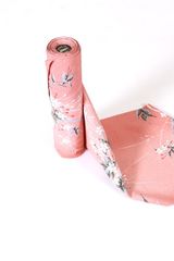 小紋反物　新品未仕立て　ピンク　白　グレー　桜　たたき　J31 お仕立済み・袷】きもの道楽×夢二郷土美術館 洗える小紋（舞姫 / 桜