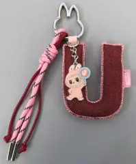 【中古】キーホルダー U 「POPMART THE MONSTER PIN FOR LOVE シリーズ アルファベットペンダント(N-Z)」