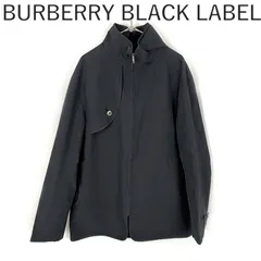 バーバリーブラックレーベル BURBERRY BLACK LABEL スプリングコート シンプル チェック ブラック 黒のサムネイル
