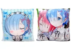 【中古】クッション・抱き枕・本体(キャラクター) 全2種セット レムとラムのクッション 「一番くじ Re：ゼロから始める異世界生活～Happy Birthday REM＆RAM!～」 B賞