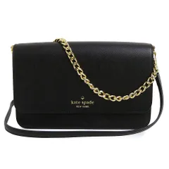 ケイトスペード KC430 マディソン フラップ コンバーチブル SAFFIANO サフィアーノ レザー ブラック 3way チェーン クラッチ ショルダーバッグ 斜め掛け ゴールド金具 Kate Spade（新品・未使用品）
