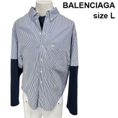BALENCIAGA フード付きチェックシャツ L - メルカリ