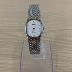 ％５【ジャンク品】セイコー エクセリーヌ レディース腕時計 クォーツ シルバー 針なしガラスなし【時計】【0.5】