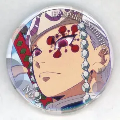 【中古】バッジ・ビンズ 宇髄天元(デザイン2) 「アニメ 鬼滅の刃 柱展 -そして無限城へ- 柱百景～エモーショナル缶バッジ40～ 宇髄天元」