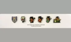 【中古】バッジ・ピンズ(男性) [単品] ドットBUMP OF CHICKEN＆ニコル ピンズBOX(6個セット) 「BUMP OF CHICKEN 2012 TOUR『GOLD GLIDER TOUR』」 Tシャツ＆ピンズBOX同梱品