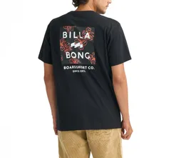 2026春夏 新品【BILLABONG/ビラボン】【REGULAR FIT】SQUARE Tシャツ BLK メンズ BG011201