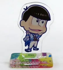 【中古】アクリルスタンド・アクリルパネル 松野カラ松(たび松3周年) 「おそ松さん ～ニートの生きざま展～ おそ松さんのニートスゴロクぶらり旅’20 トレーディングアクリルスタンディ」
