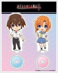 【中古】アクリルスタンド・アクリルパネル 前原圭一&竜宮レナ アクリルスタンドセット 「ひぐらしのなく頃に 業」
