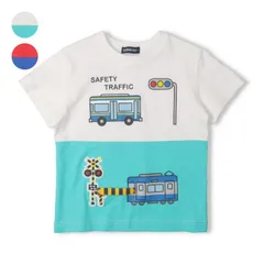 LITTLE BEAR CLUB 踏切仕掛け半袖Tシャツ　v36888のサムネイル
