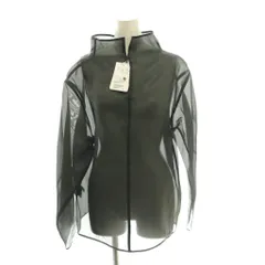 B&Y ユナイテッドアローズ BEAUTY&YOUTH ビューティー&ユース タグ付き シアー タートルネック プルオーバー カットソー F 黒 ブラック /SS ■OS ■ECD002