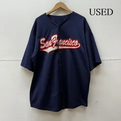 古着 MADE IN USA sanfrancisco サンフランシスコ 半袖 ゲーム シャツ ベースボール 刺繍 メンズ L ISItems【USED】【古着】【中古】50105075
