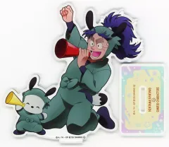 【中古】アクリルスタンド・アクリルパネル 七松小平太＆ポチャッコ アクリルスタンド 「忍たま乱太郎×サンリオキャラクターズ in AMOCAFE 第三弾」