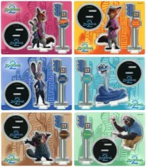 【中古】アクリルスタンド・アクリルパネル 全6種セット アクリルスタンドプロップス 「Happyくじ ズートピア2」 G賞
