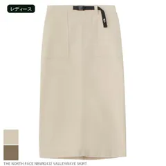 ザ・ノース・フェイス THE NORTH FACE NBW82432 VALLEYWAVE SKIRT レディース スカート コーデュロイ オーガニックコットン ストレッチ ウェビングベルト アロータック仕様 膝下丈 スリット入り 秋冬 キャンプ アウトドア 