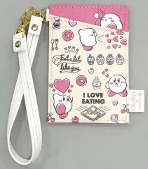 【中古】雑貨 カービィ(LOVE UP柄) パスケース ベージュ×ピンク 「星のカービィ×ITS’DEMO」のサムネイル