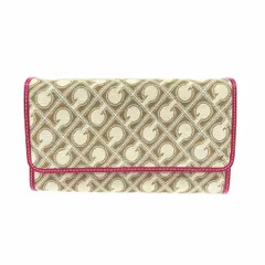 GHERARDINI ゲラルディーニ 二つ折り長財布  キャンバス    カーキ ベージュ レディース / 240001193982のサムネイル