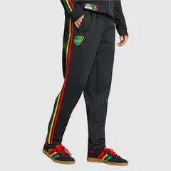 【送料無料・匿名配送】adidas Originals アディダス オリジナルス ジャマイカ代表 公式 OG トラックパンツ 黒 ラスタカラー 新品 正規品