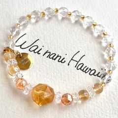 ハニーナッツアンバー ♡ ハニーアンバーハート ブレスレット - メルカリ