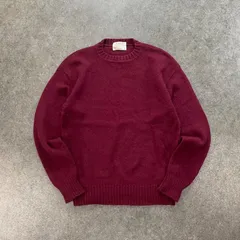 USA製 70s 80s Vintage The Moors Shetland Wool Sweater ザムーアズ クルーネック ニット セーター シェットランドウール ボルドー ヴィンテージ ビンテージ メンズ
