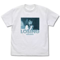 [중고] T 셔츠 야나미 안나 (패 히로인) T 셔츠 화이트 L 사이즈 [패 히로인이 너무 많다!]