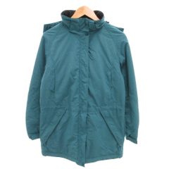 エルエルビーン L.L.BEAN シェル ナイロンジャケット マウンテンパーカー スタンドカラー 中綿 S グリーン系 /YJ ■ECB001