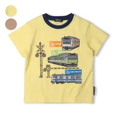 hungry heart 在来線電車プリント半袖Tシャツ v36886のサムネイル