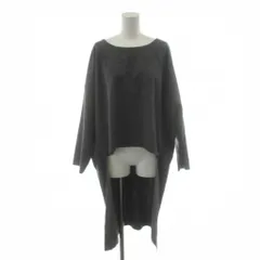 ズッカ zucca ニット カットソー ロング丈 長袖 M グレー ZU83JJ220 /AN33 ■ECE003