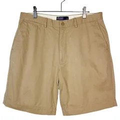 90s00sポロバイラルフローレンPolobyRalphLaurenノータックチノショーツショートパンツハーフパンツPOLOCHINOポロチノPROSPECT PANTプロスペクトパンツベージュY2Kグランパコアアメトラvintageヴィンテージ60204