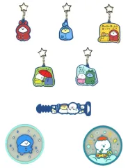 【中古】グッズセット 全8種セット どんな天気の日もいっしょ ラバーコレクション 「一番くじ お文具といっしょ ～明日もきっといい天気～」 F賞