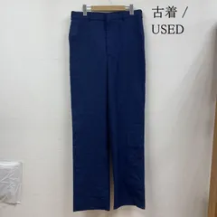 古着 アメリカ軍 ドレストラウザー スラックス ネイビー 80s～90s ミリタリー メンズ 33インチ ISItems【USED】【古着】【中古】50110540