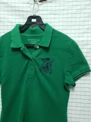 GIORDANO 緑色 半袖 ポロTシャツ
