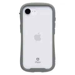 【新品】 iFace Reflection iPhone 17e/16e ケース クリア 強化ガラス(グレー)【アイフェイス iphone17e iphone16e ケース アイフォン17e アイフォン16e カバー スマホケース 透明 黄変防止 耐衝撃  1