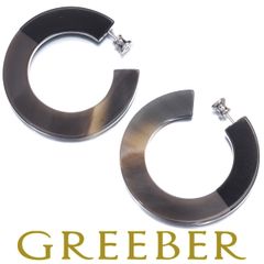 ⭐️美品⭐️ エルメス Hエキップ バッファローホーン ピアス 片耳