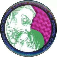 [Used] Badge/Pin [Single Item] Levi & Erwin (Attack on Titan Zombie Caste) Hologram Can Badge Attack Titan Online Exhibition