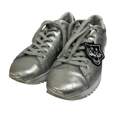 オニツカタイガー Onitsuka Tiger LAWNSHIP スニーカー 厚底 無地 1183A531 24.0 シルバー 白 ホワイト