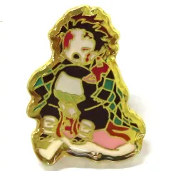 【中古】バッジ・ピンズ 竈門炭治郎＆竈門禰豆子 ゆるパレット ピンズ 「鬼滅の刃 遊郭編」
