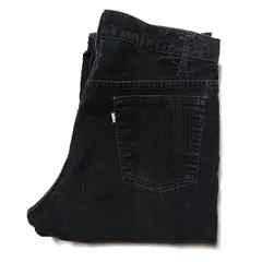 80's 90's USA製 Levis リーバイス 519 コーデュロイパンツ 黒系 (34/30) ブラック 白タブ 80年代 アメリカ製 オールド アメリカ古着 USED ビンテージ ヴィンテージ