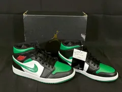 【新品 未使用 黒タグ付】NIKE AIR JORDAN 1 MID 26.5cm パイングリーン 554724-067 エアジョーダン1 未使用品 完売モデル 緑×黒 希少サイズ